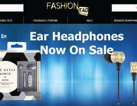 #27 for Banner for Ted Baker In-Ear Headphones  E-commerce Website by Manik012