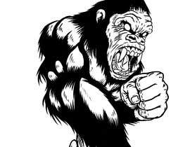 #52 for Illustrate a aggresiv Gorilla af api5a6b2c226798b