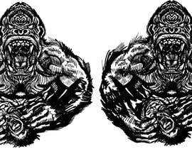 #71 for Illustrate a aggresiv Gorilla af unsoftmanbox
