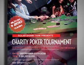 #4 для flyer for charity poker tournament від vaishaknair