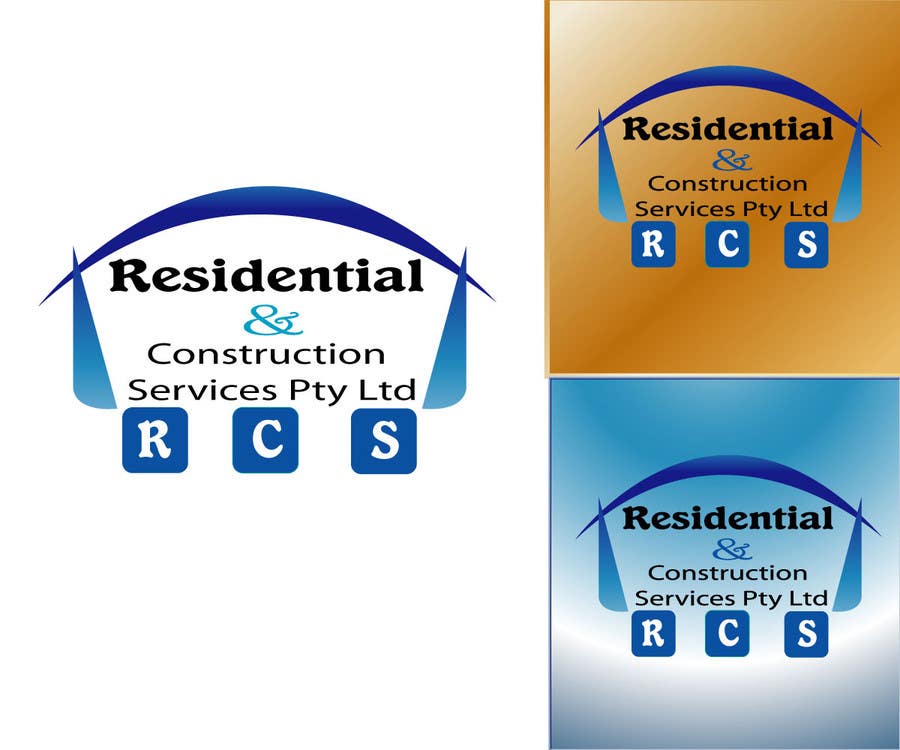 Kilpailutyö #75 kilpailussa                                                 Logo Design for Residential & Construction Services Pty Ltd
                                            