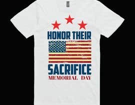 #132 for Design USA Memorial&#039;s day, image who will be printed on a Tshirt by nhp4488