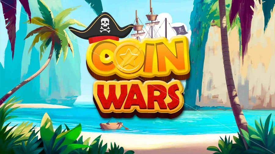 Penyertaan Peraduan #45 untuk                                                 Splash Screen for Coin Flipping game called "Coin Wars"
                                            