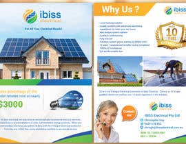 #38 para Design me a single page back &amp; front advertisement pamphlet for my solar installation company por adidoank123