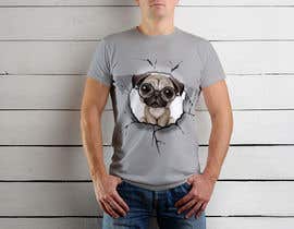 #4 for Create a shirt logo - eye catching dog. by soec34