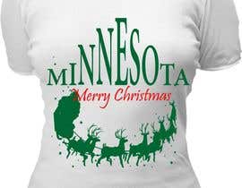 #57 for Design a T-Shirt for all US states with &quot;Merry Christmas&quot; slogan. by VikiFil