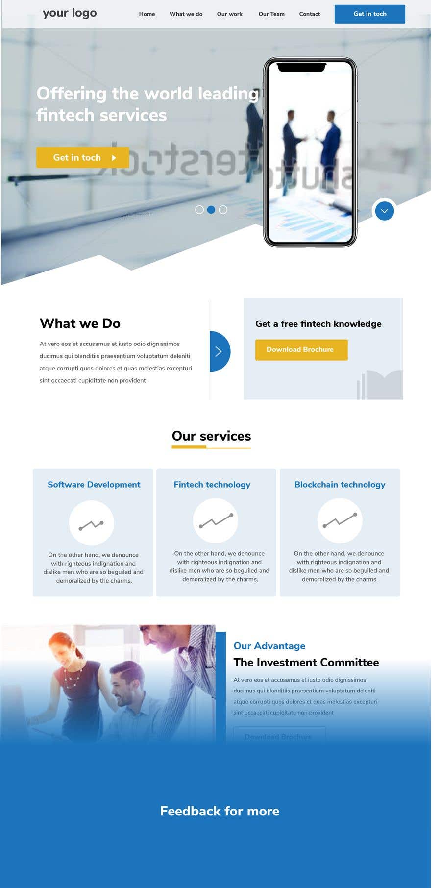 Contest Entry #60 for                                                 Design a wordpress website for IT consulting firm
                                            