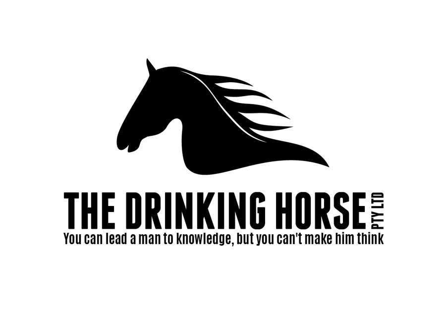 Penyertaan Peraduan #45 untuk                                                 Design a Logo for "THE DRINKING HORSE PTY LTD"
                                            