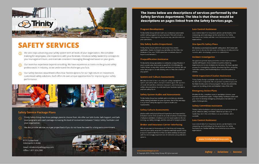 Contest Entry #60 for                                                 Design Multiple Brochures for a Safety Consulting Company
                                            