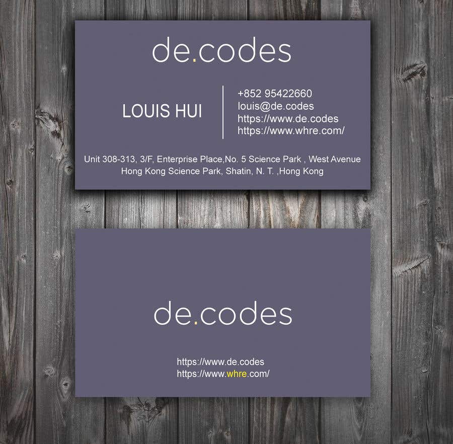 Contest Entry #124 for                                                 Design a professional business card with 2 URLs
                                            