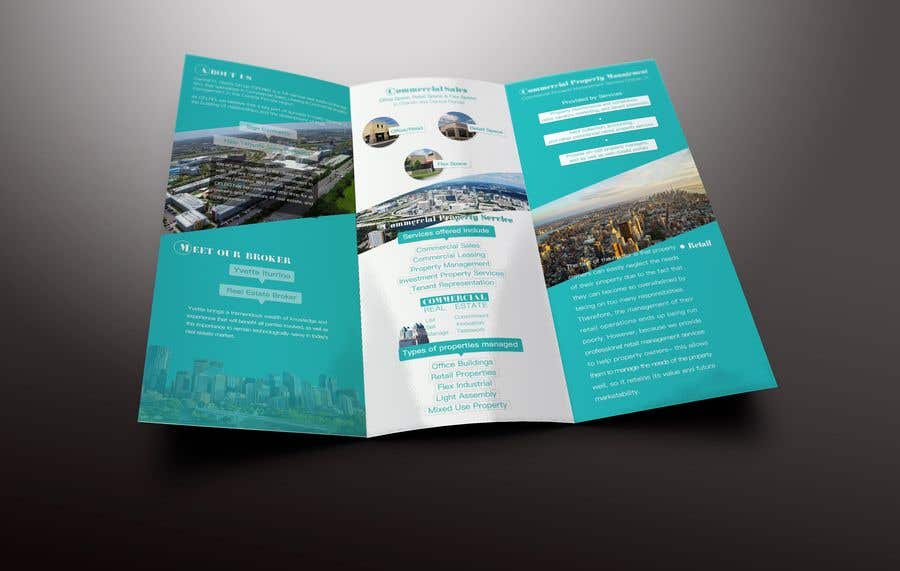 Proposition n°57 du concours                                                 Design a Commercial Real Estate Trifold Brochure
                                            