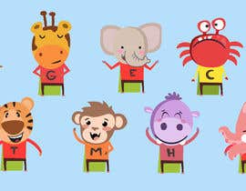 #67 για Illustration of 24 cartoon mascots for edutech game από albertnazipov