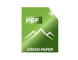 Nro 168 kilpailuun Logo Design for Green PDF Paper käyttäjältä CTLav