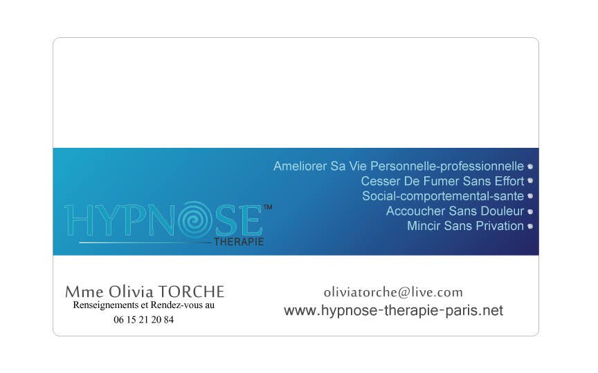 Proposition n°66 du concours                                                 Business Card Design for HYPNOSIS
                                            