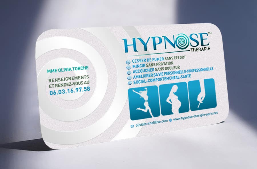 Penyertaan Peraduan #123 untuk                                                 Business Card Design for HYPNOSIS
                                            