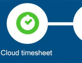 nº 7 pour Design a Banner for cloud timesheet management system par natterum 