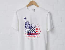 Nambari 46 ya Design USA Independence day, with USA flag too, it&#039;s an image who will be printed on a Tshirt -- 2 na Shakkhor32
