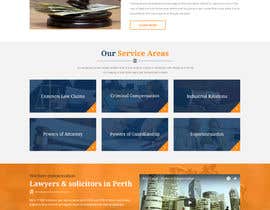 #19 dla Design a Website Mockup: Lawyer-type Website przez Saheb9804