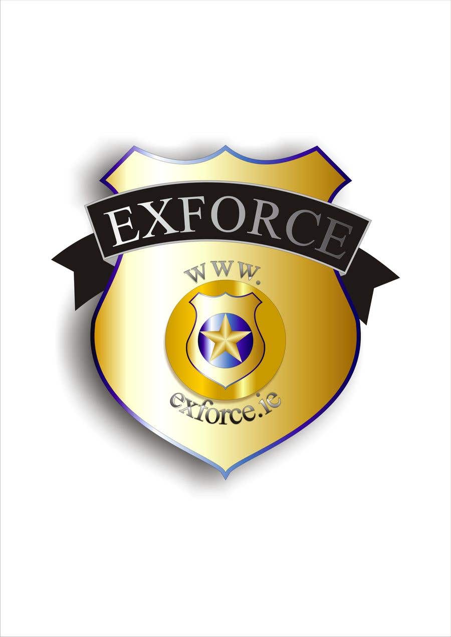 Contest Entry #5 for                                                 I want a logo completed for ex law enforcement. I want it to resemble a badge but to say ExForce in the middle of the badge. I want it to be as real as possible so 3d.
                                            