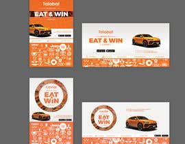 #13 para Advertisement campaign for a food delivery app por znxked