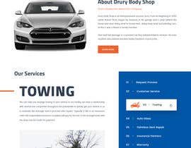 #48 para Design a Website Mockup for Automobile Body Shop de syrwebdevelopmen