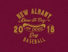 #1 para Dime-a-Dog Day Tee Shirt Vintage Baseball de henrybaulch