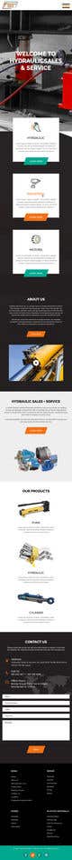 Wettbewerbs Eintrag #20 Vorschaubild für                                                     Website design for a company selling and service Hydraulic parts
                                                