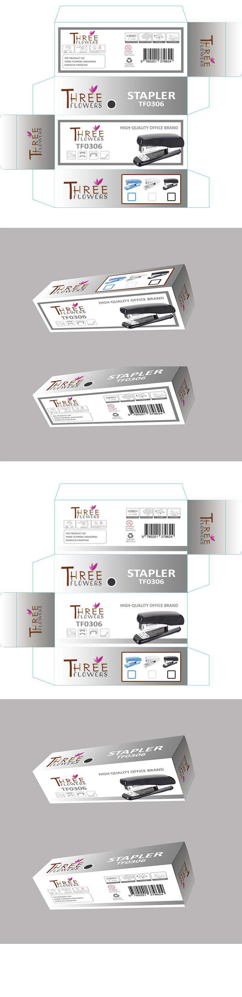 Konkurransebidrag #20 i                                                 desktop stapler machine packaging box
                                            