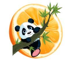 #21 para Website Logo with Theme: Panda(Animal) and Mandarin(Fruit) por ArdiZulFikri