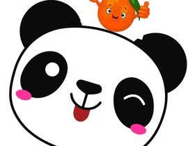 #19 para Website Logo with Theme: Panda(Animal) and Mandarin(Fruit) por Ashilanur