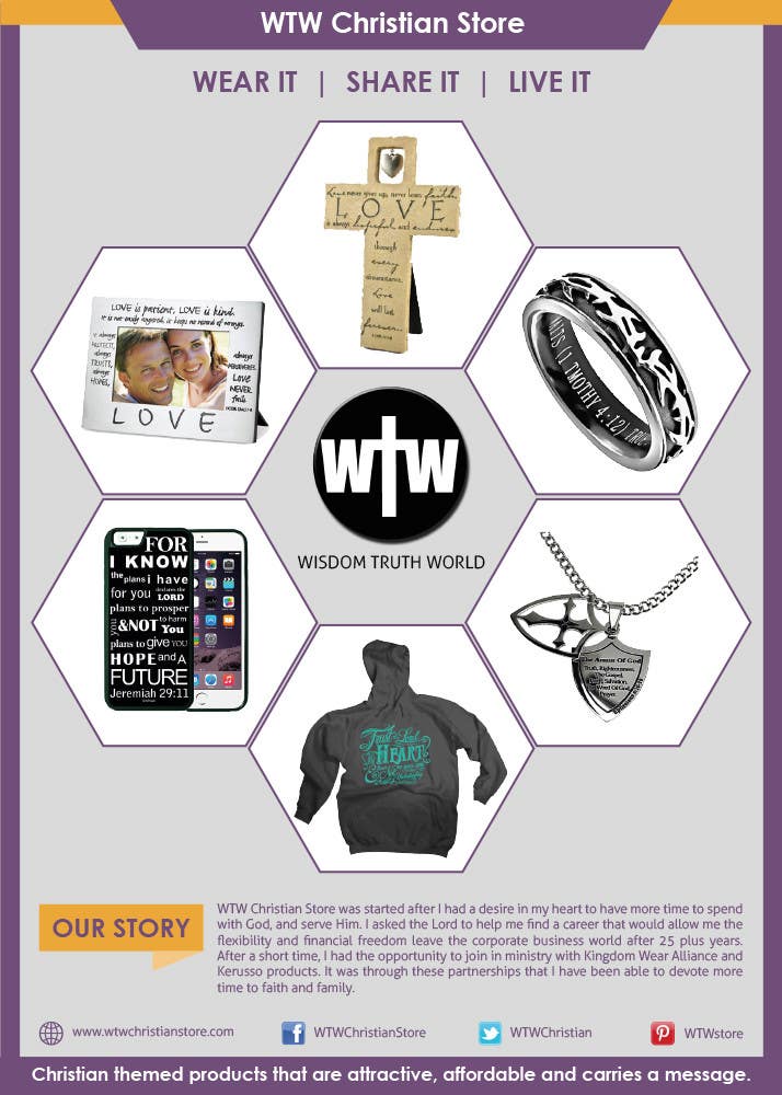 Contest Entry #19 for                                                 Design a Flyer for Christian Themed web store
                                            