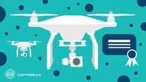 #32 for Design a Banner for a magazine&#039;s competition which is about the drone licence by marinajeleva