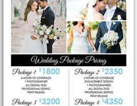#25 для Design a Wedding Photography Pricing List від StaceyWellnitz