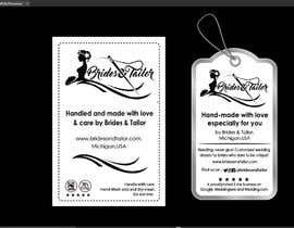 #11 for Designing a label and dress tag for my customized wedding dresses. by BlaBlaBD