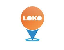 #17 untuk I need a logo designed for an app 
The app name is loko which means spot 
I need the logo to have a spot on map with the name loko,
Be creative oleh faysaldipu9