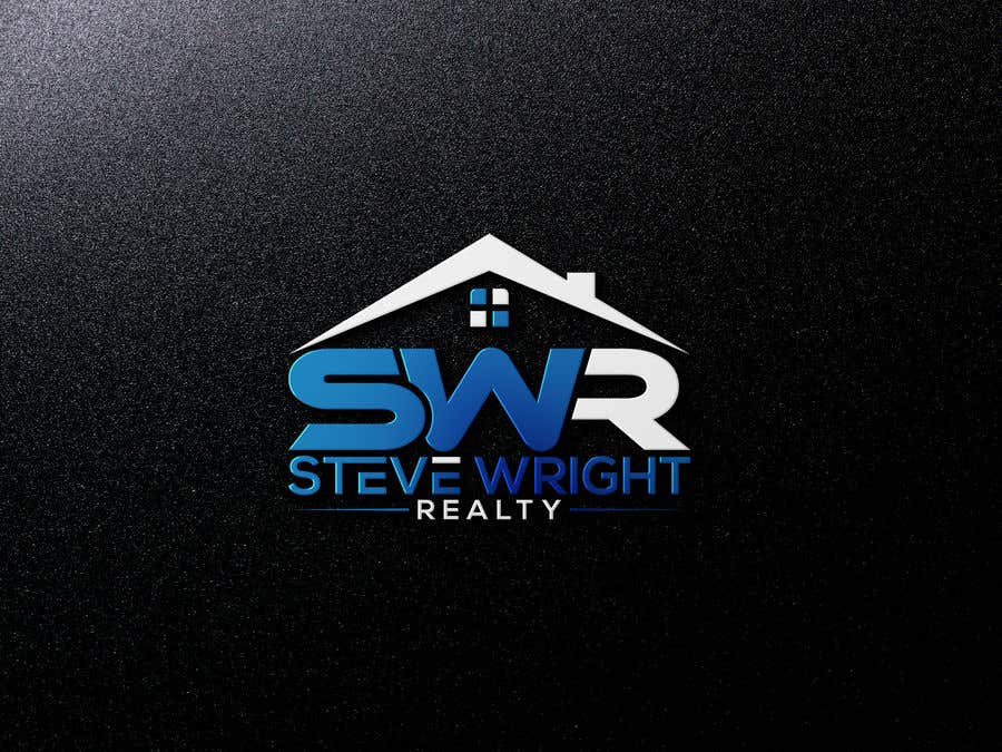 Kilpailutyö #180 kilpailussa                                                 Design a real estate logo and business card layout for Steve Wright Realty
                                            