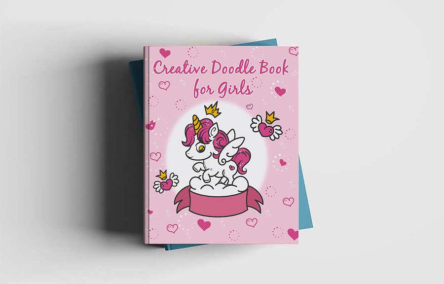 Συμμετοχή Διαγωνισμού #27 για                                                 Creative Doodle Book for Girls Book Cover
                                            