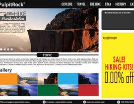 #2 untuk Design a mockup of a webpage called ThePulpitRock.no oleh acelobos9