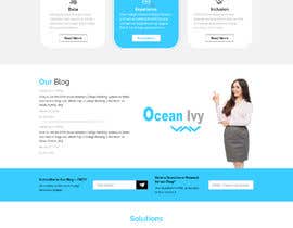 #5 dla Website Mockup of 1 landing home page, based on a Wordpress Theme przez shazy9design