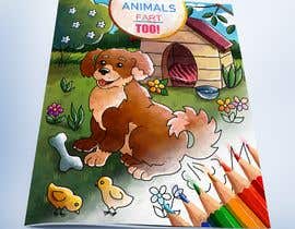 #15 for Animals Farting Coloring Book Cover Contest by Nevena795