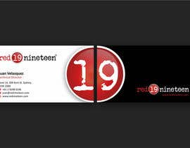 #76 para Design some Business Cards for Rednineteen por ezesol