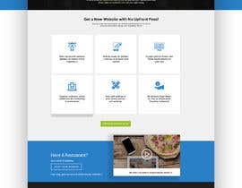 pradeep9266님에 의한 Re-design a Landing Page (for a company that builds websites for restaurants)을(를) 위한 #3