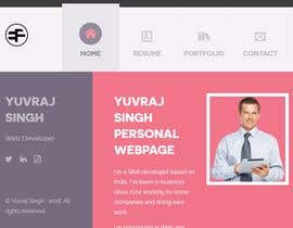 #38 for Personal porfolio website - I am looking for something very creative and special. by yuvi9616085436