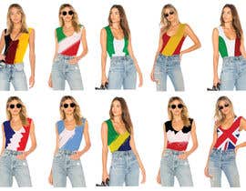 #222 za Design 10 World Cup 2018 Women T-Shirts od nayonmonidas