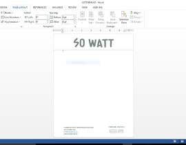 #21 para Microsoft Word Letterhead de HalimaAkter