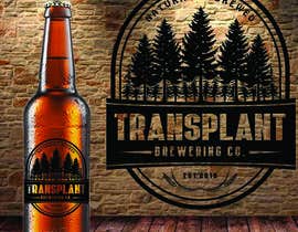 #68 for Brewery Logo. Simple design. West Coast tree with brewery elements incorporated. Name is Transplant Brewing Company. Would like logo to be round. Thank you! by arpee187