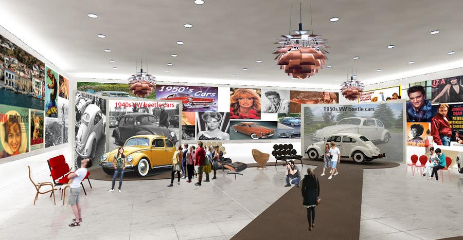 
                                                                                                            Penyertaan Peraduan #                                        39
                                     untuk                                         Illustrate an interior with visitors and attractions for a modern VW Beetle museum
                                    