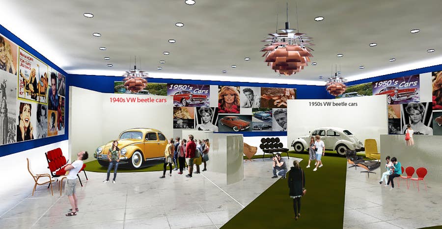 
                                                                                                            Penyertaan Peraduan #                                        45
                                     untuk                                         Illustrate an interior with visitors and attractions for a modern VW Beetle museum
                                    