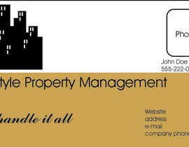 #85 para Business Card for : Professional Property Management Company por chaz19020
