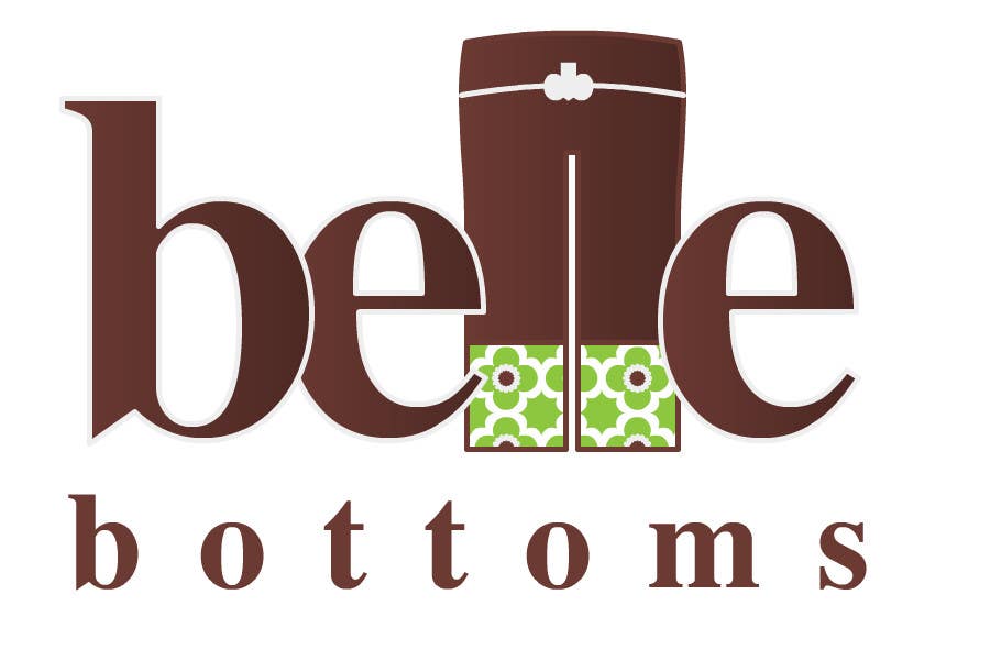Příspěvek č. 258 do soutěže                                                 Logo Design for belle bottoms iron-on pant cuffs
                                            